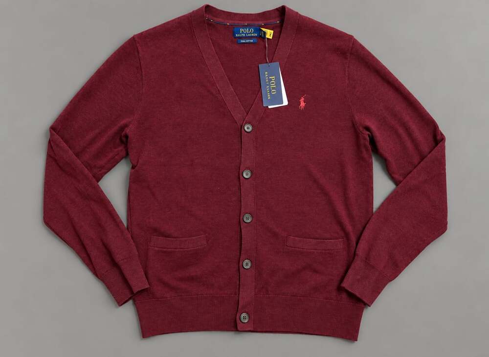 Polo Ralph Lauren Washable Merino Wool Slim Fit Cardigan